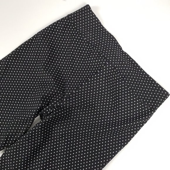 Lisette Black Polka Dot Skinny Pants Size 8 - Picture 6 of 7